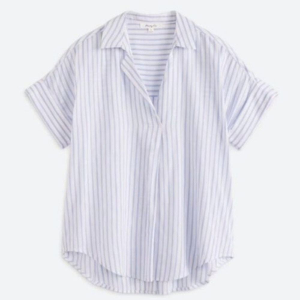 Monday Fun Ellis Button Back Top - L